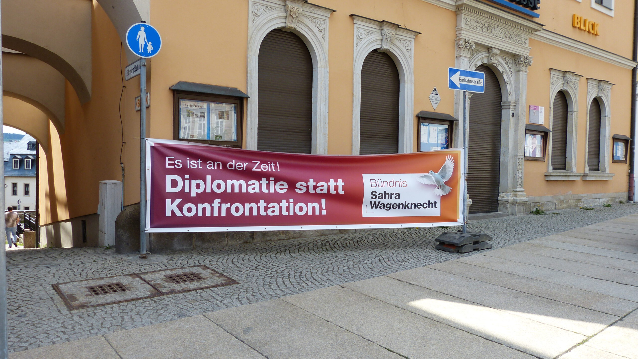 1. Mai ein Zeichen für Frieden