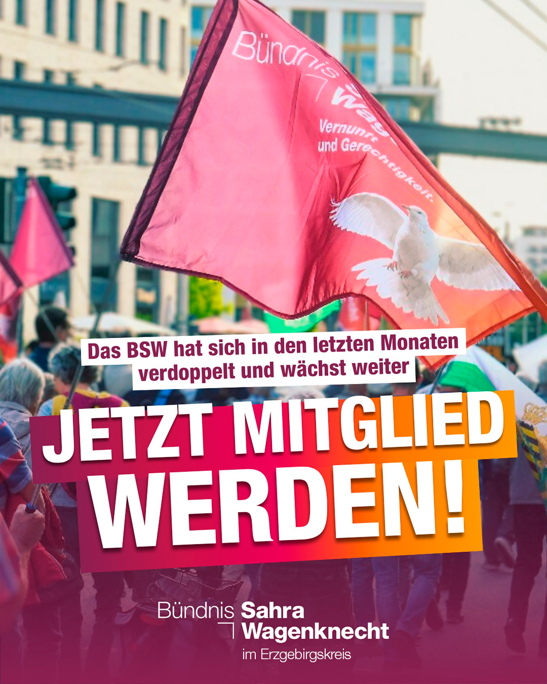 Das BSW hat sich in den letzten Monaten verdoppelt