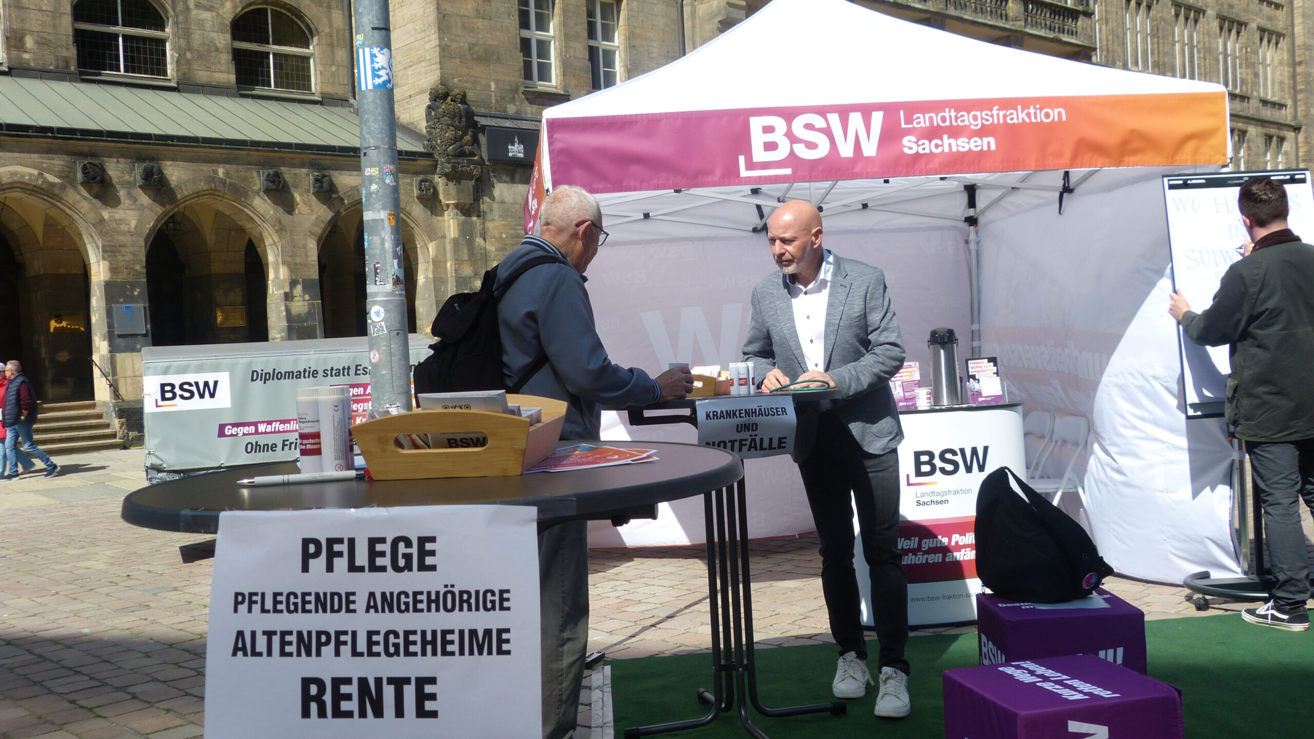 Gesundheitstour der BSW-Landtagsfraktion in Südwestsachsen