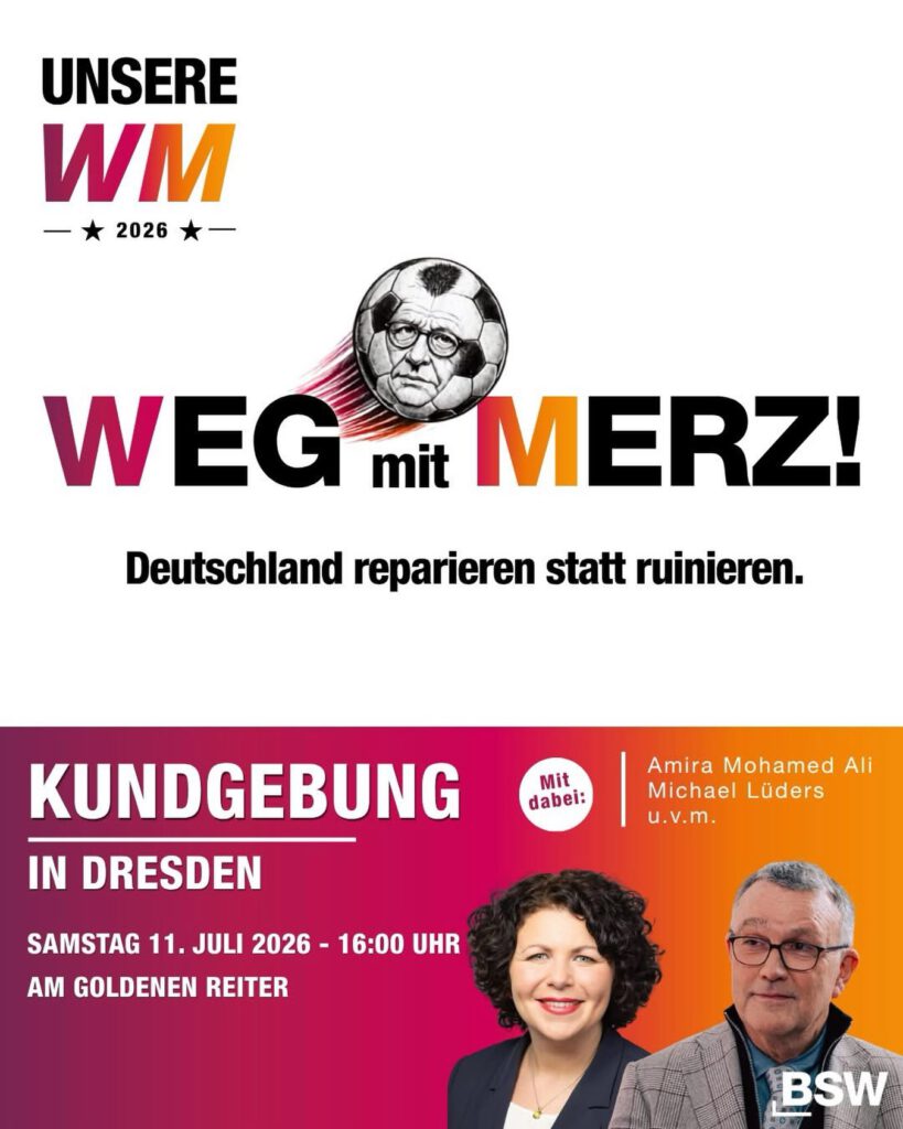 WEG mit MERZ Demo in Dresden